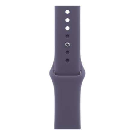 Apple Watch Series 11 46mm Aluminum Silver Case Purple Fog Sport Band S/M